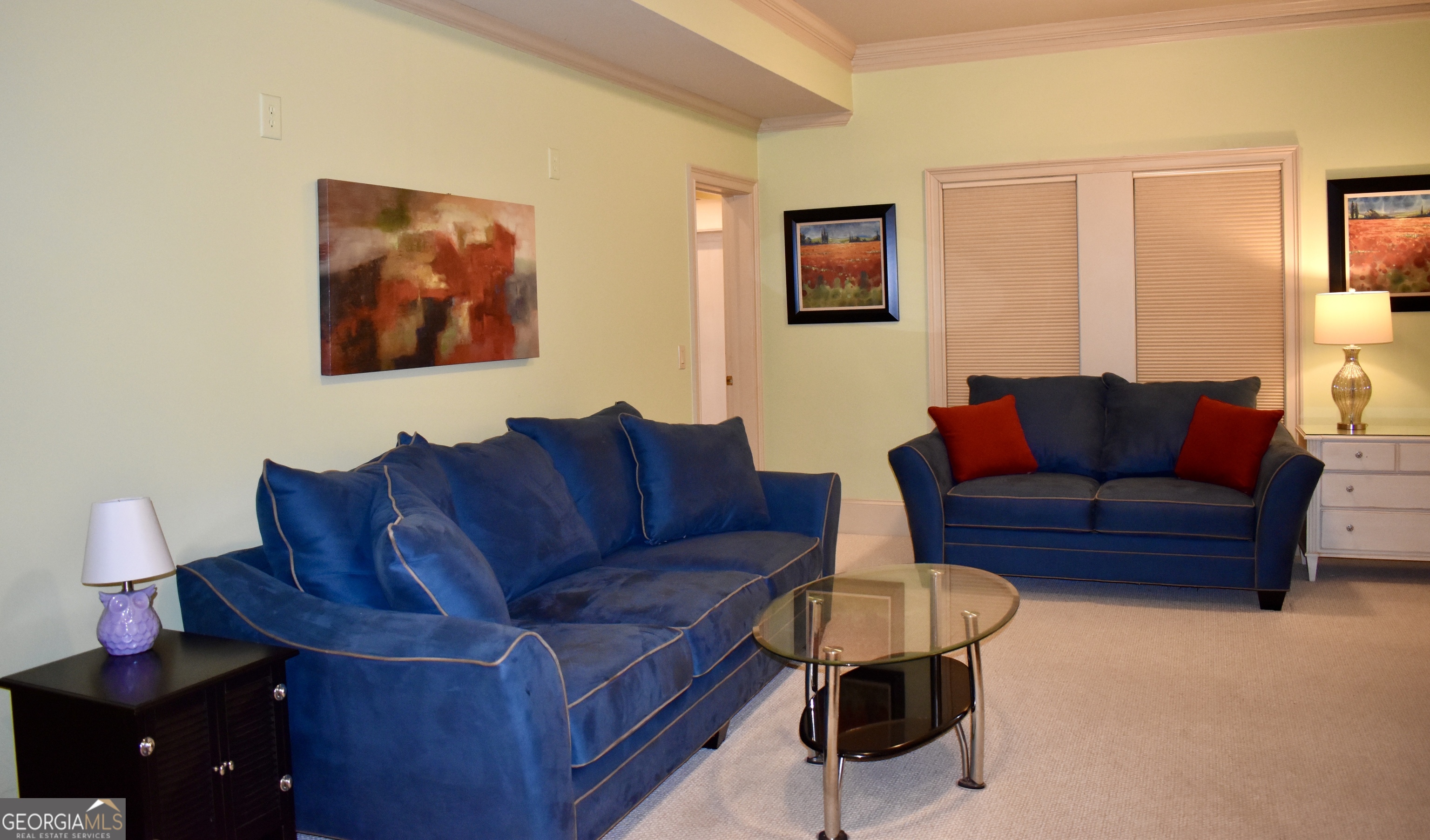 3 Club Drive Newnan, GA 30263 - Photo 18 of 43 a living room with furniture a couch and a lamp