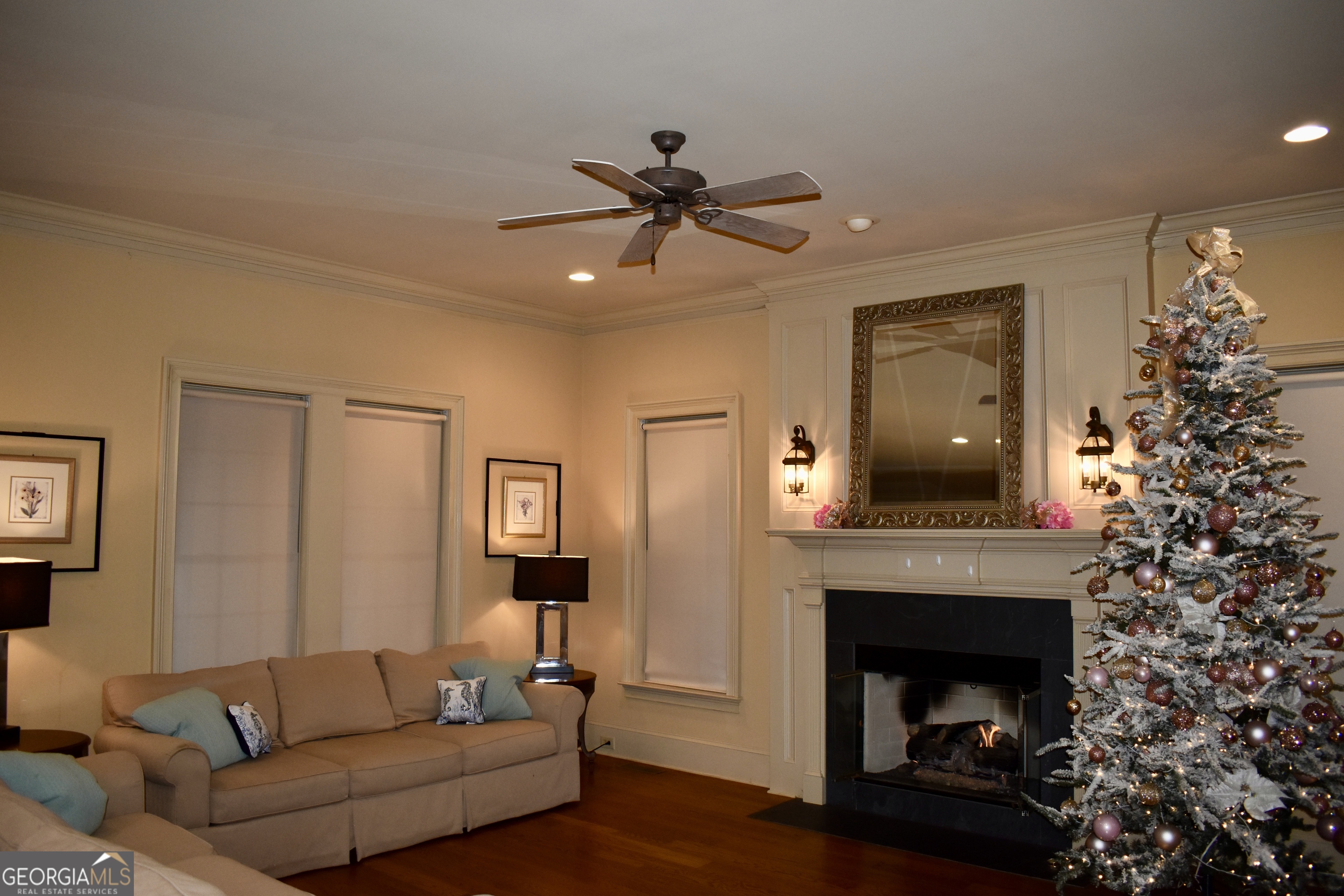 3 Club Drive Newnan, GA 30263 - Photo 32 of 43 a living room with furniture and a fireplace