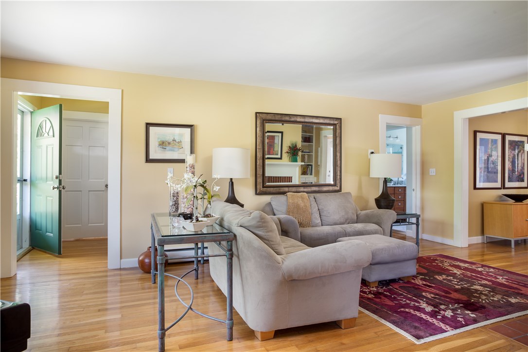 75 Longfellow Road Jamestown, RI 02835 - Photo 10 of 30 Living room with wood fireplace