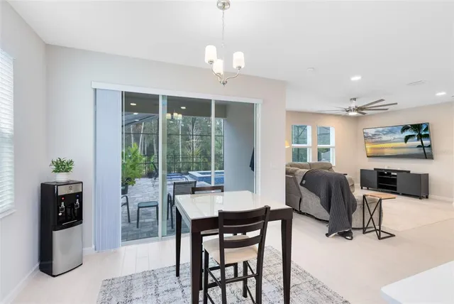 a view of a livingroom with furniture and window