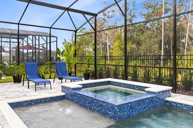 a living room with a couch and city view