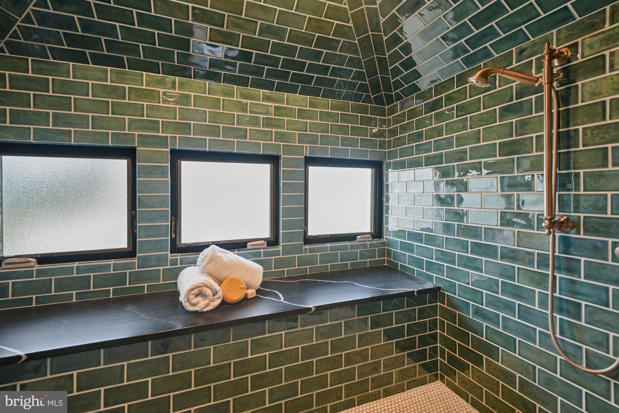 6812 Connecticut Avenue Chevy Chase, MD 20815 - Photo 29 of 37 Owner's walk-in shower is a WoW!