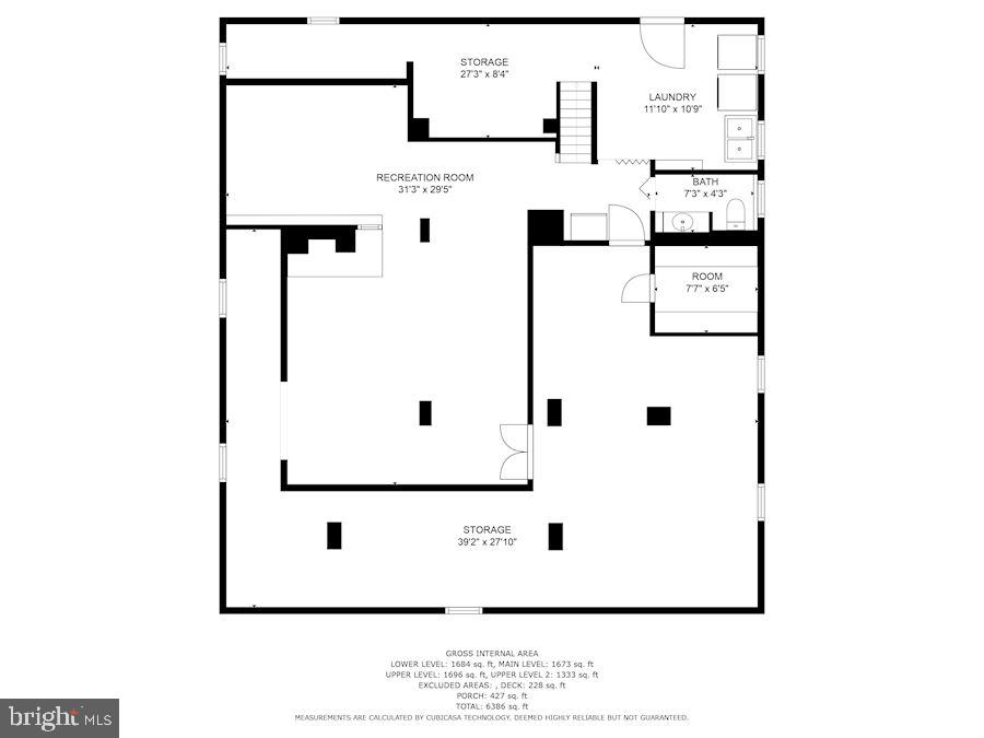 6812 Connecticut Avenue Chevy Chase, MD 20815 - Photo 37 of 37 Lower level floorplan