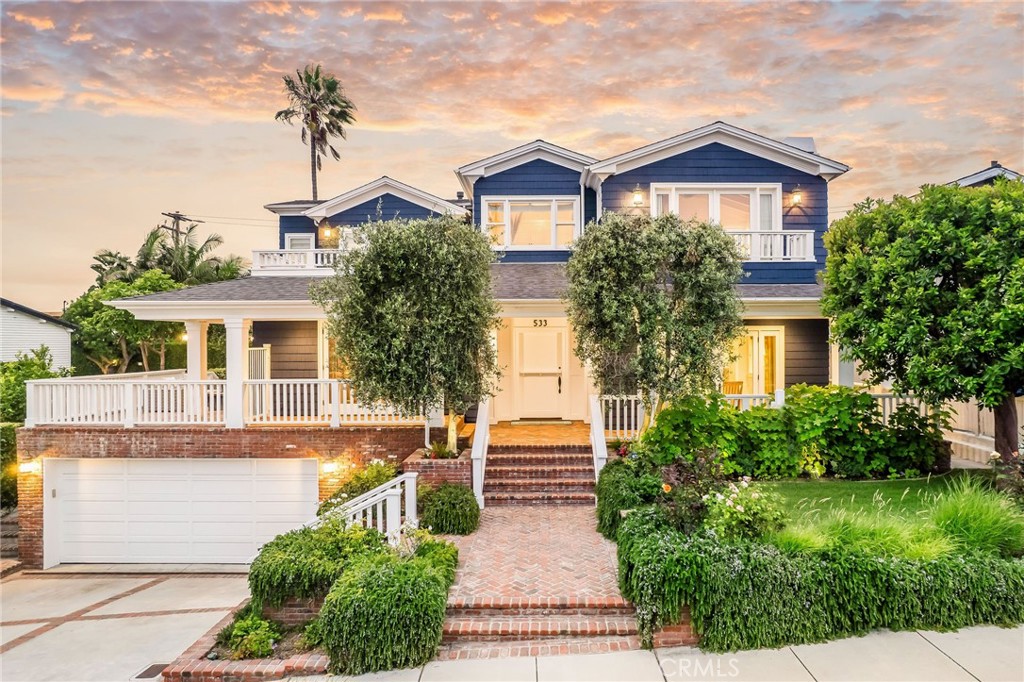 533 15th Street Manhattan Beach, CA 90266 - Photo 1 of 1 a front view of a house with a yard and trees
