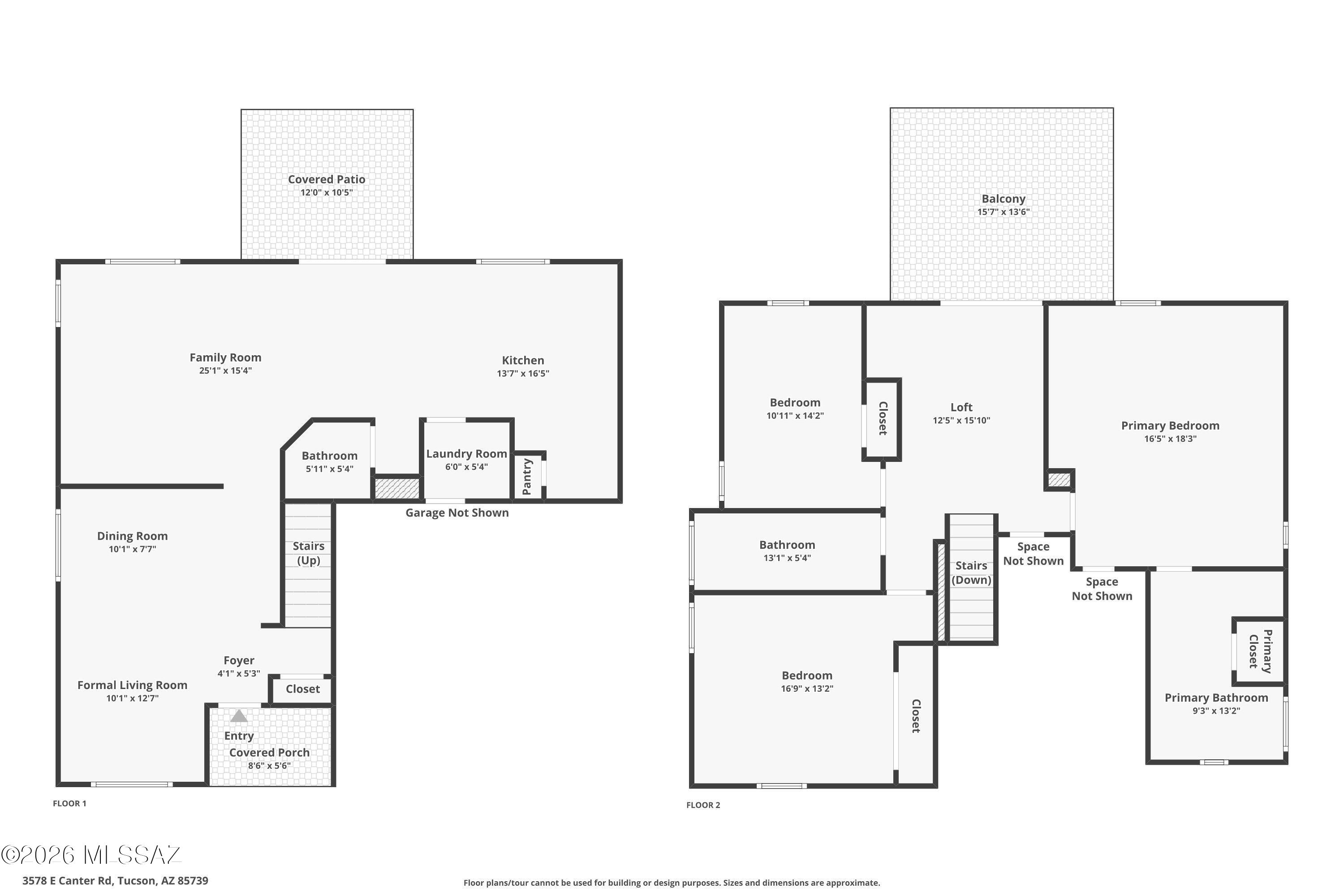 3578 East Canter Road Tucson, AZ 85739 - Photo 50 of 50 Canter Floor Plan