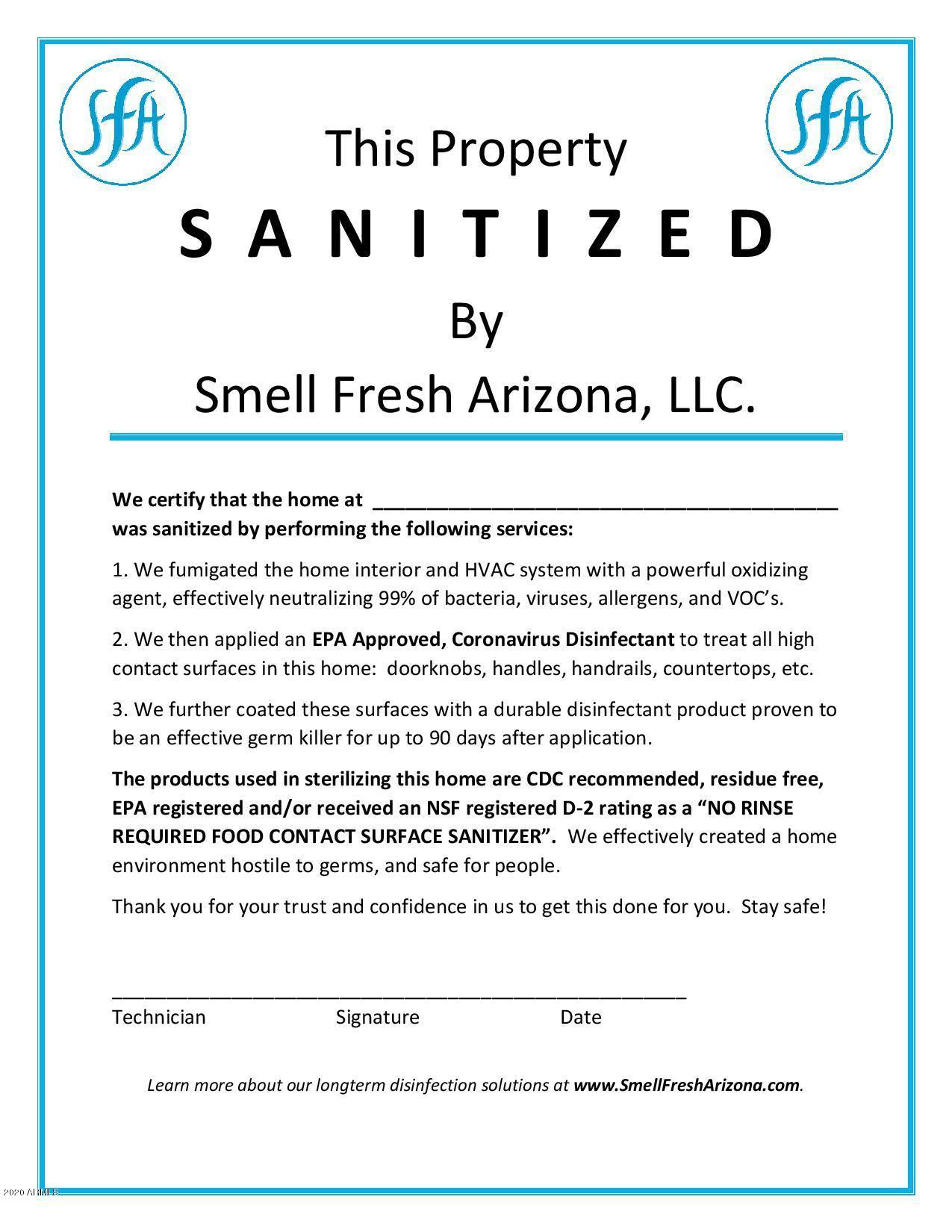 4222 West Hearn Road Phoenix, AZ 85053 - Photo 27 of 27 Home Sanitizaiton Certificate-page-001