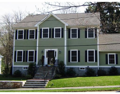 41 Pheasant Road Needham, MA 02492 - Photo 1 of 1 a front view of a house with a yard