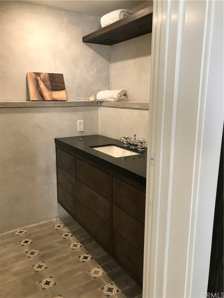 26325 Silver Spur Road Rancho Palos Verdes, CA 90275 - Photo 44 of 48 Designer bathroom with shower, made of custom tile and architectural cement