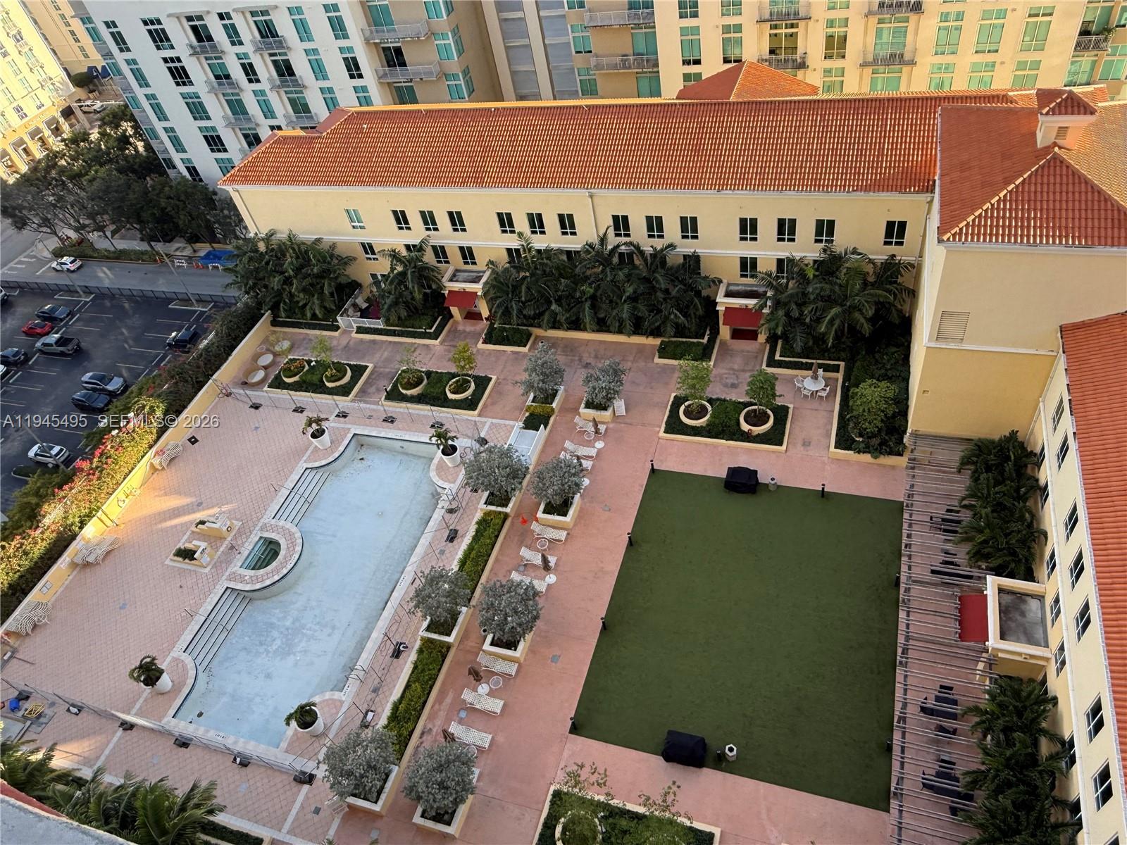 7350 Southwest 89th Street, Unit 1908S Miami, FL 33156 - Photo 4 of 28 an aerial view of a house with a garden