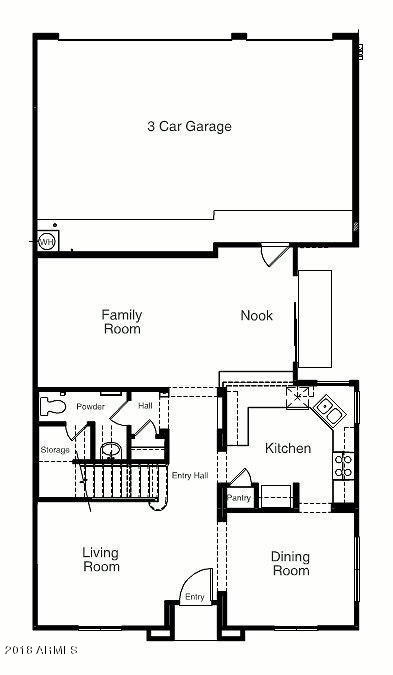 850 South Henry Lane Gilbert, AZ 85296 - Photo 54 of 55 Floorplan Level 1