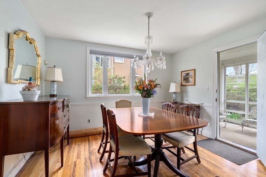 73 Beverly Road Chestnut Hill, MA 02467 - Photo 5 of 21 a view of a dining room with furniture window and outside view
