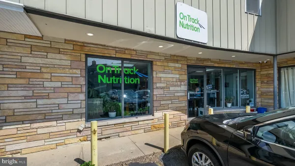 a car parked in front of building
