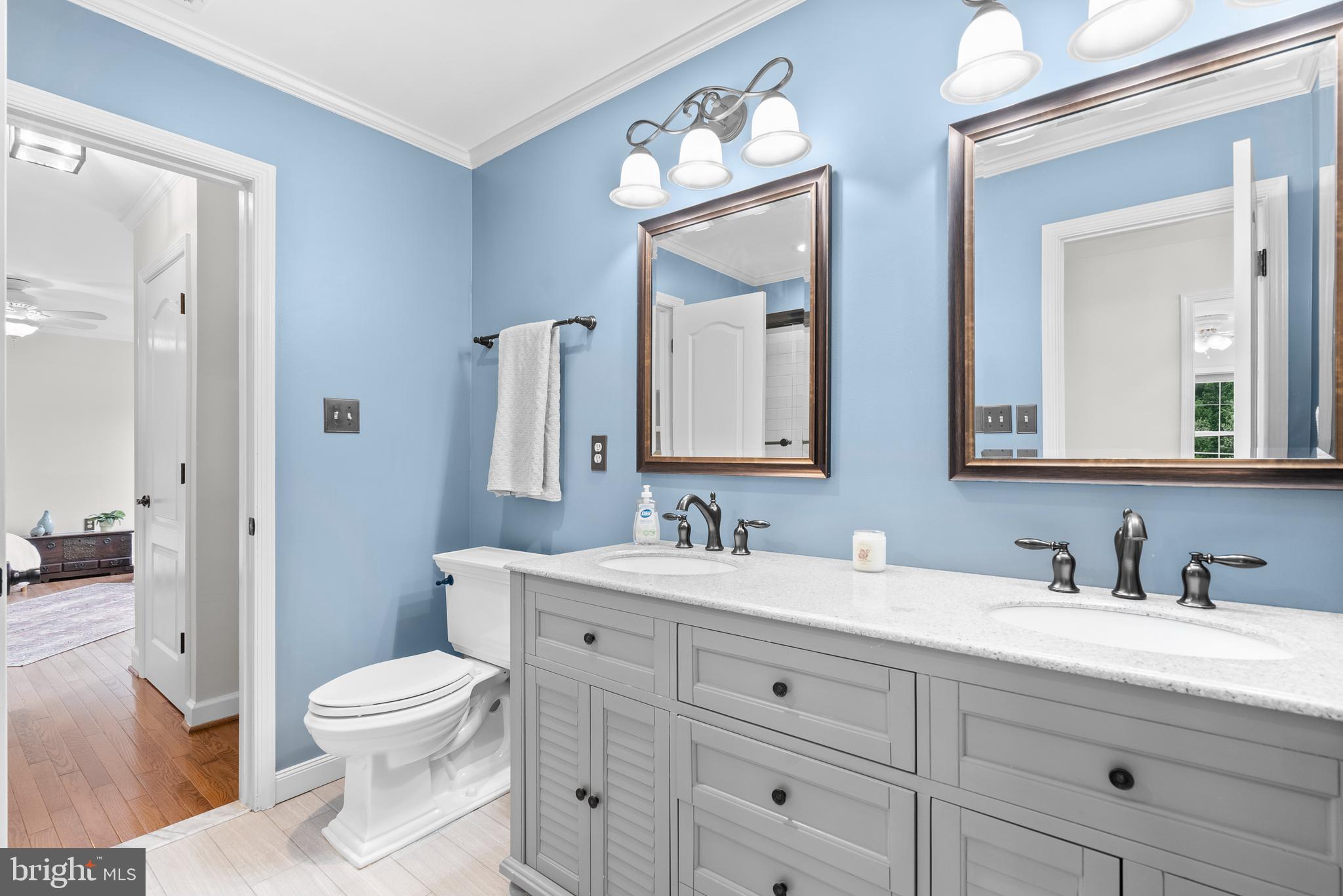 15425 Conrad Spring Road Boyds, MD 20841 - Photo 25 of 58 Shared connected bath for bedroom #2 & #3