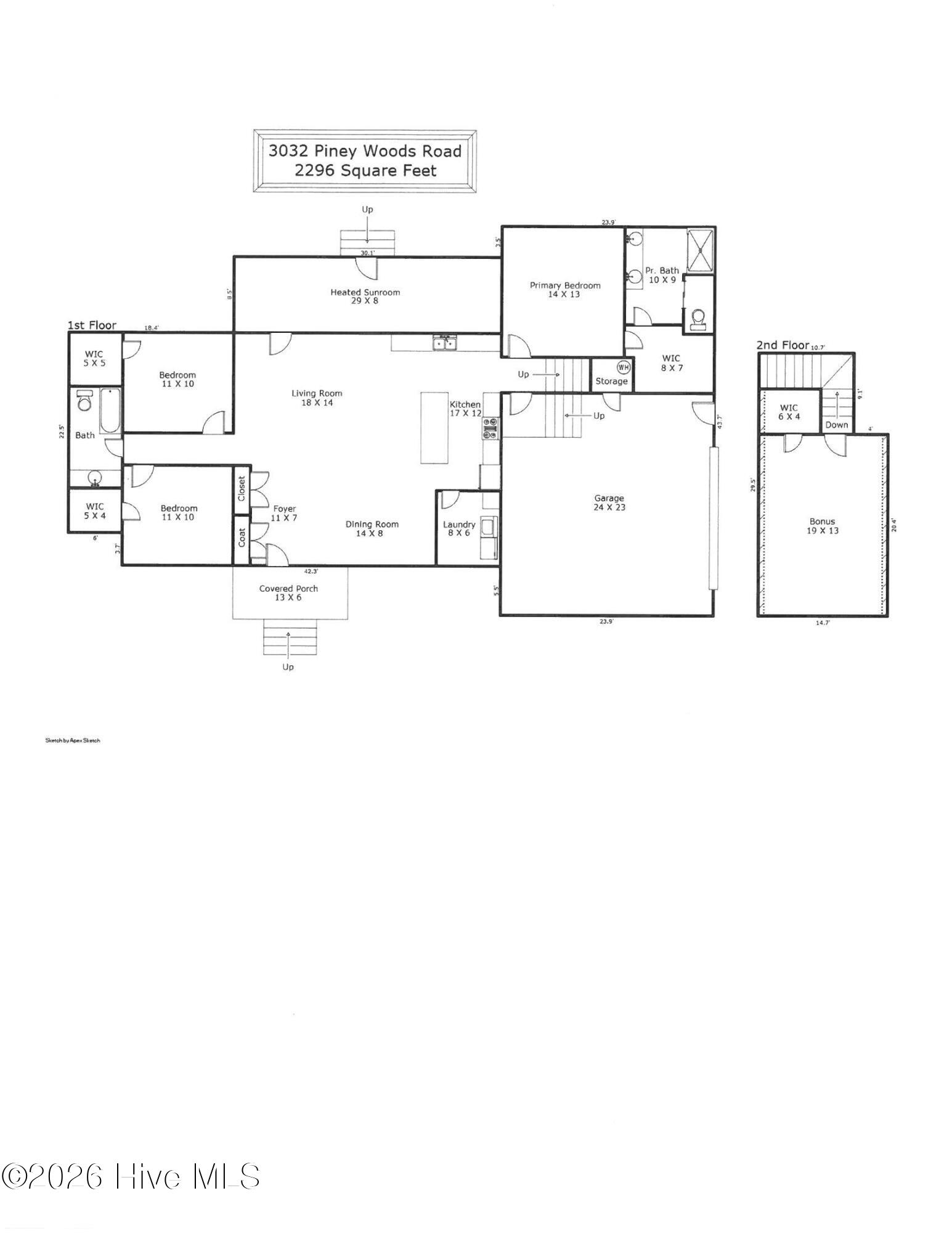 3032 Piney Woods Road Willard, NC 28478 - Photo 57 of 57 Floor plan