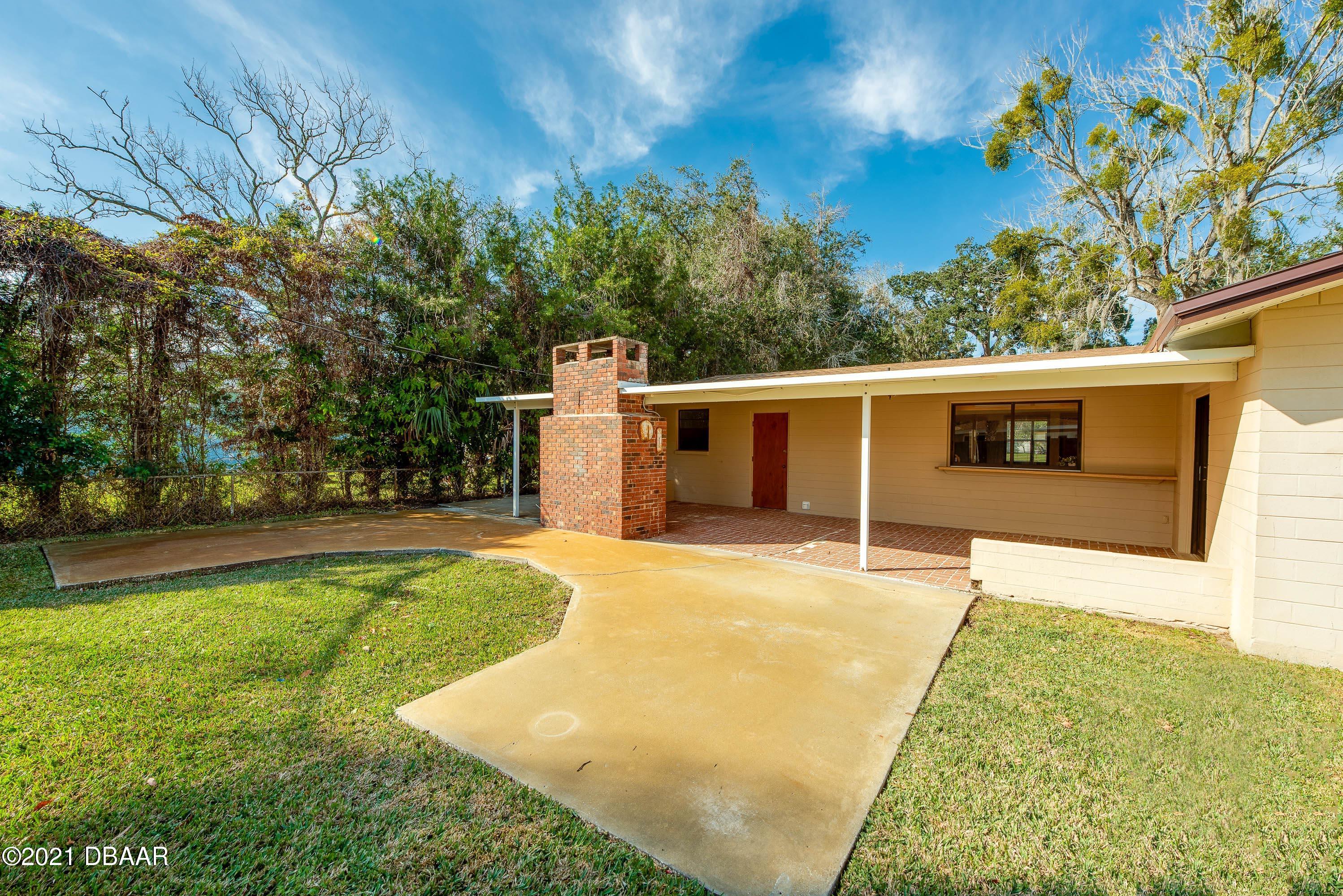 879 Lemon Road South Daytona, FL 32119 - Photo 36 of 37 Backyard