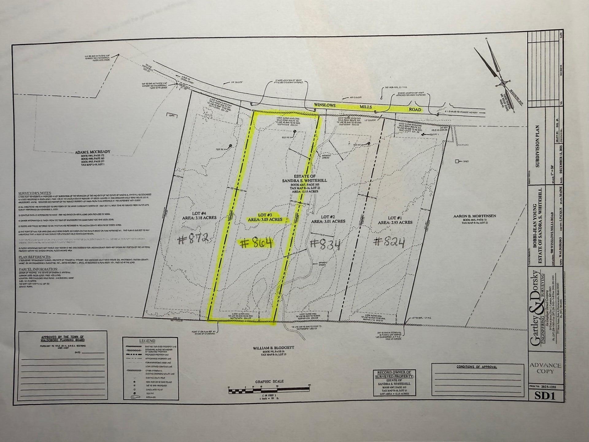 864 Winslows Mills Road Waldoboro, ME 04572 - Photo 4 of 4 Survey