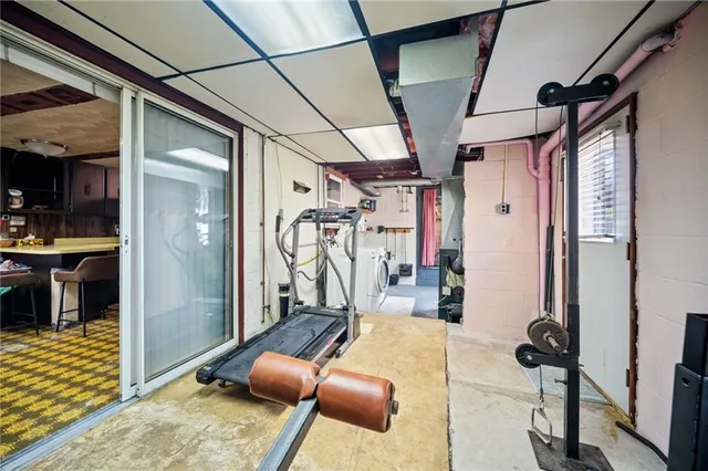 a view of electric room