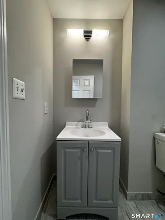 a view of a bathroom sink
