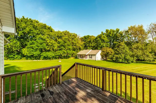 a view of swimming pool and an outdoor space