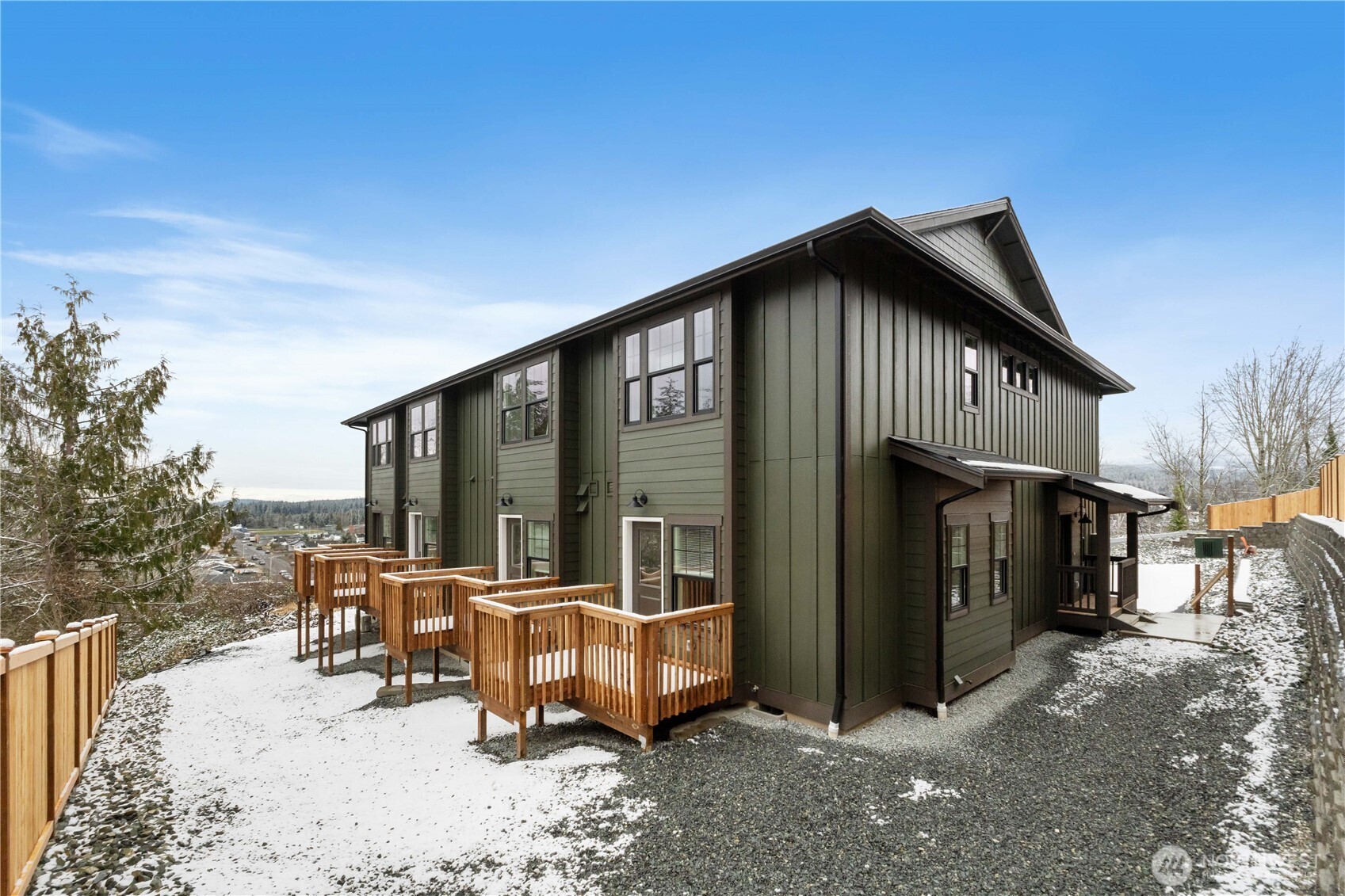116 Orchard Avenue South, Unit ABCD Eatonville, WA 98328 - Photo 35 of 37 a view of a house with backyard porch and sitting area