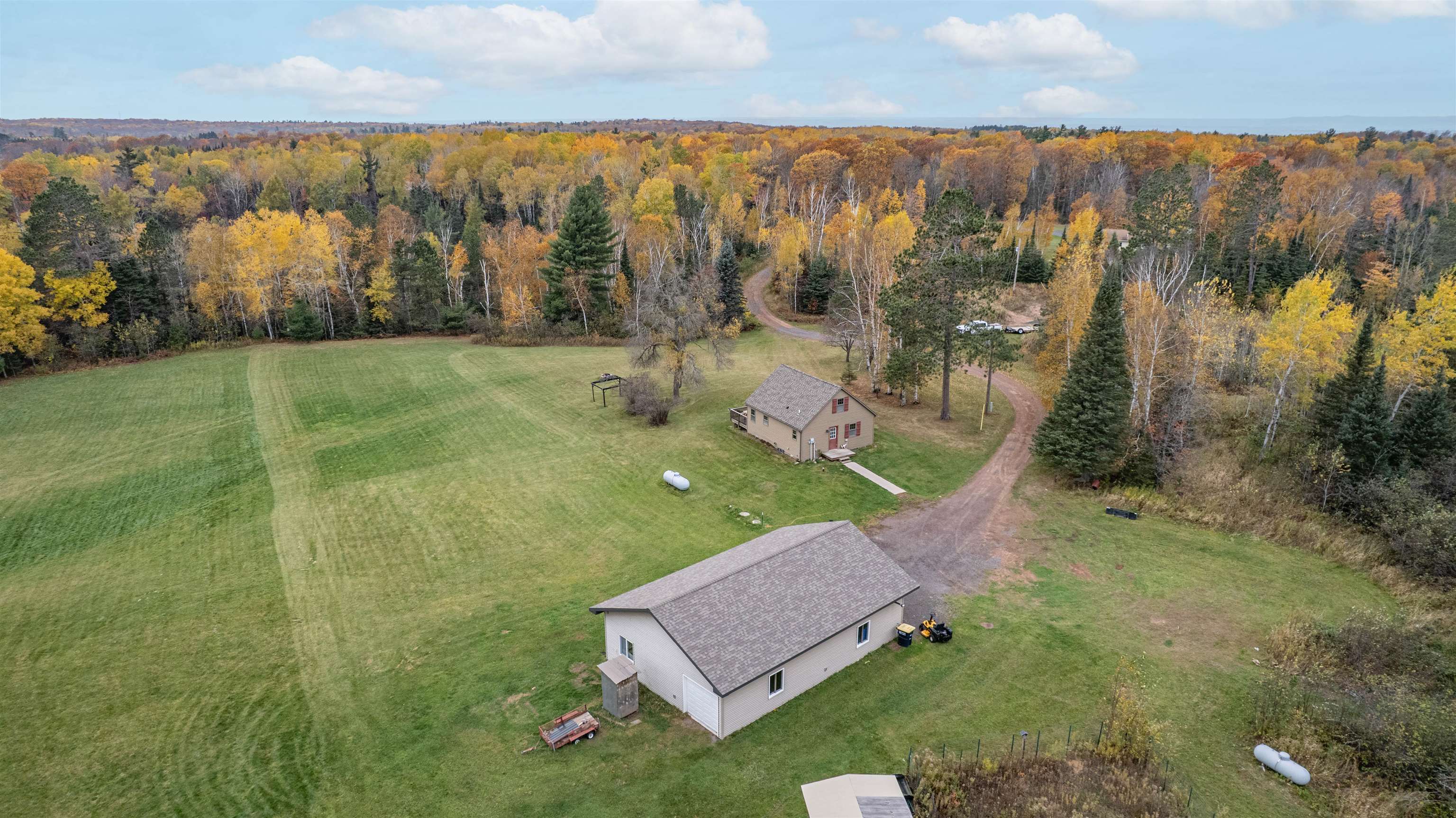4202 Zachau Road Superior, WI 54880 - Photo 6 of 37 Overview of rural landscape with a forest