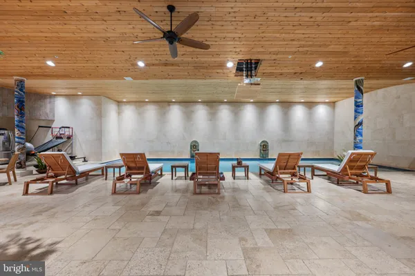 a outdoor space with lots of chairs