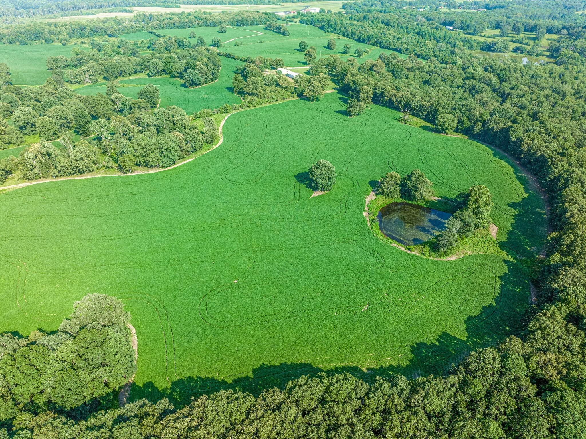 2385 Sylvia Road Dickson, TN 37055 - Photo 18 of 46 an aerial view of a house