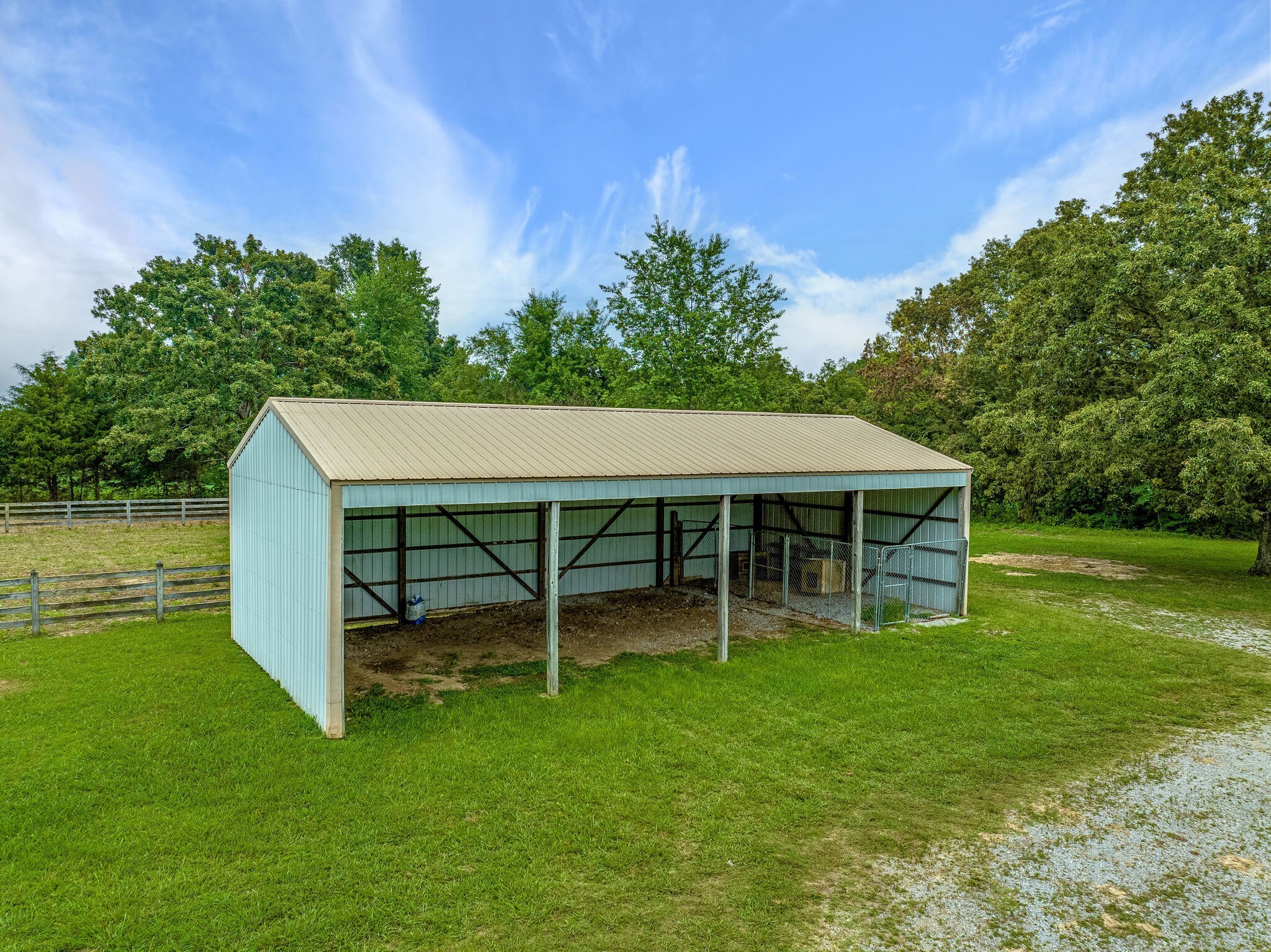 2385 Sylvia Road Dickson, TN 37055 - Photo 26 of 46 a view of a house with a backyard