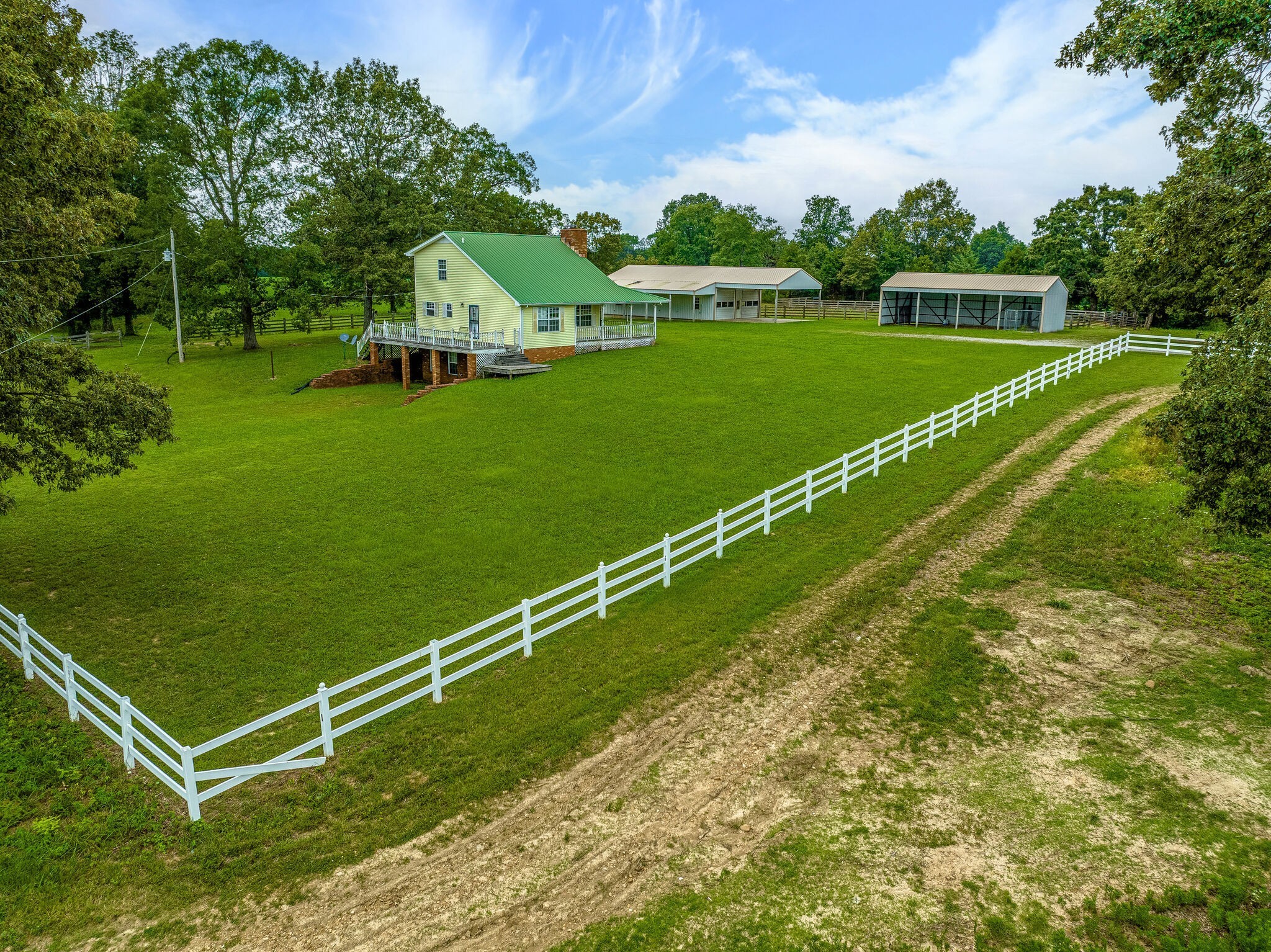2385 Sylvia Road Dickson, TN 37055 - Photo 30 of 46 a view of a field with wooden fence