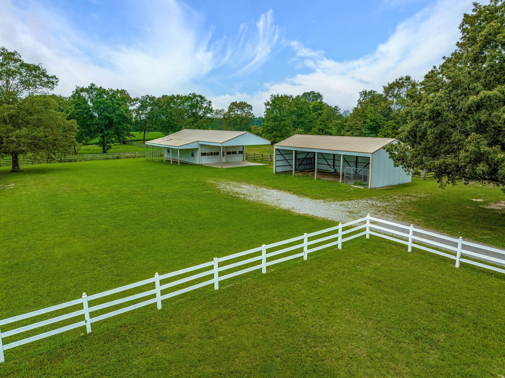 2385 Sylvia Road Dickson, TN 37055 - Photo 32 of 46 a view of a house with a backyard