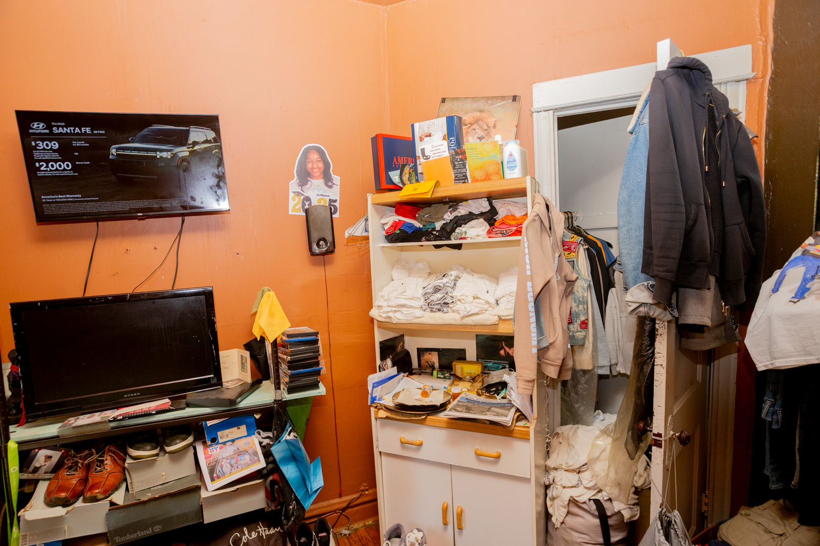 6049 South Champlain Avenue Chicago, IL 60637 - Photo 28 of 46 a view of walk in closet with clothes and shoes
