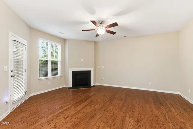 a view of a hallway with workspace