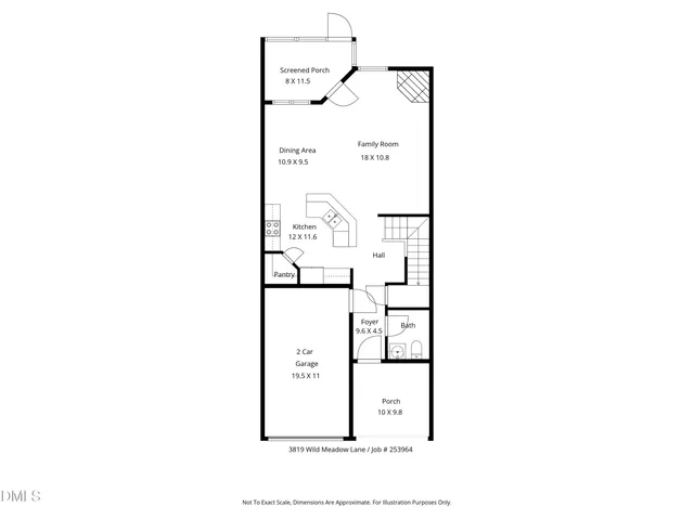 $340,000 | 3819 Wild Meadow Lane, Wake Forest, NC 27587