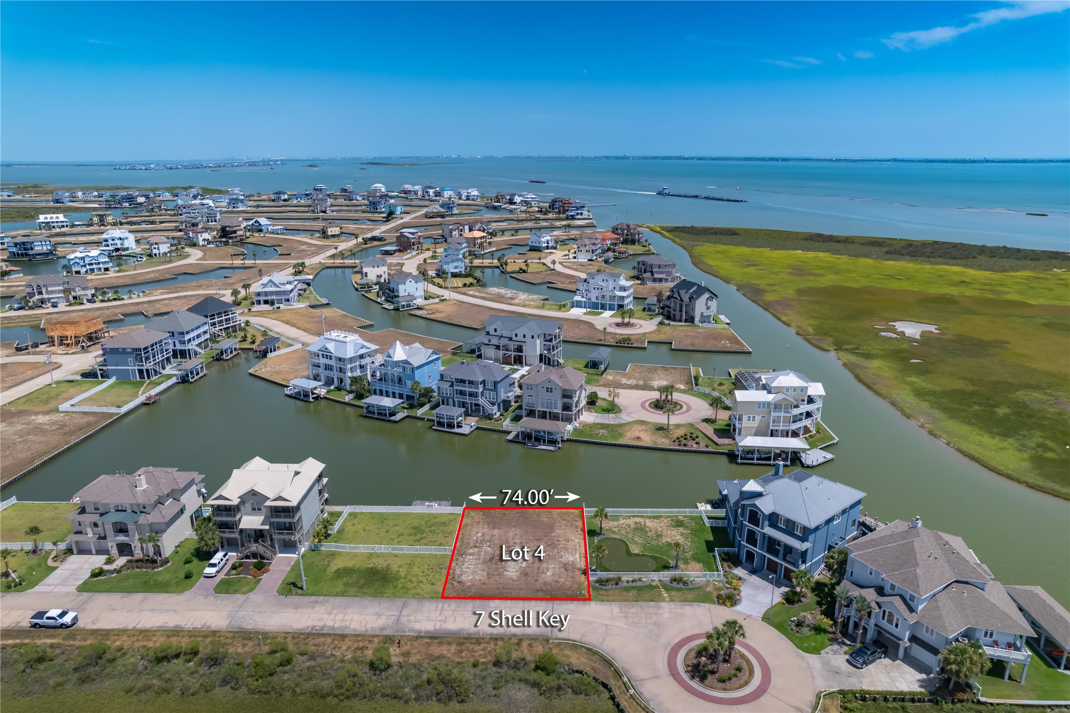 a view of a city and ocean view
