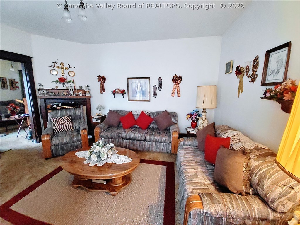 205 8th Street Point Pleasant, WV 25550 - Photo 7 of 21 LIVING ROOM W/FP