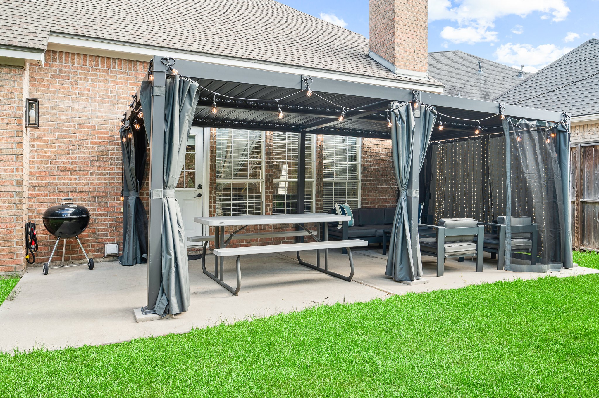 8111 Morningbrook Court Spring, TX 77379 - Photo 43 of 46 The expansive patio space overlooking the backyard is perfect for entertaining.