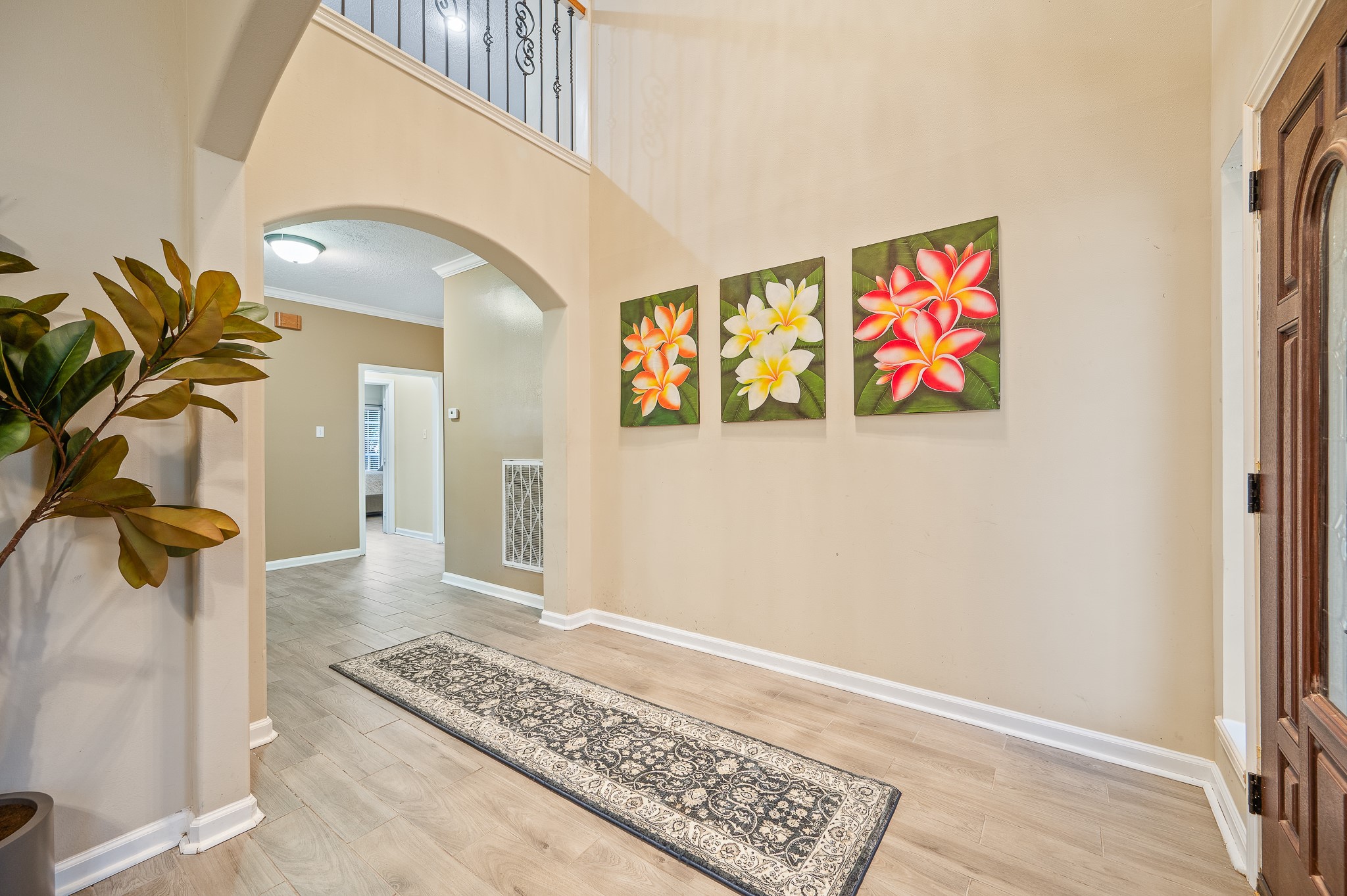 8111 Morningbrook Court Spring, TX 77379 - Photo 5 of 46 Soaring ceilings and natural light create an inviting first impression as you enter the home.