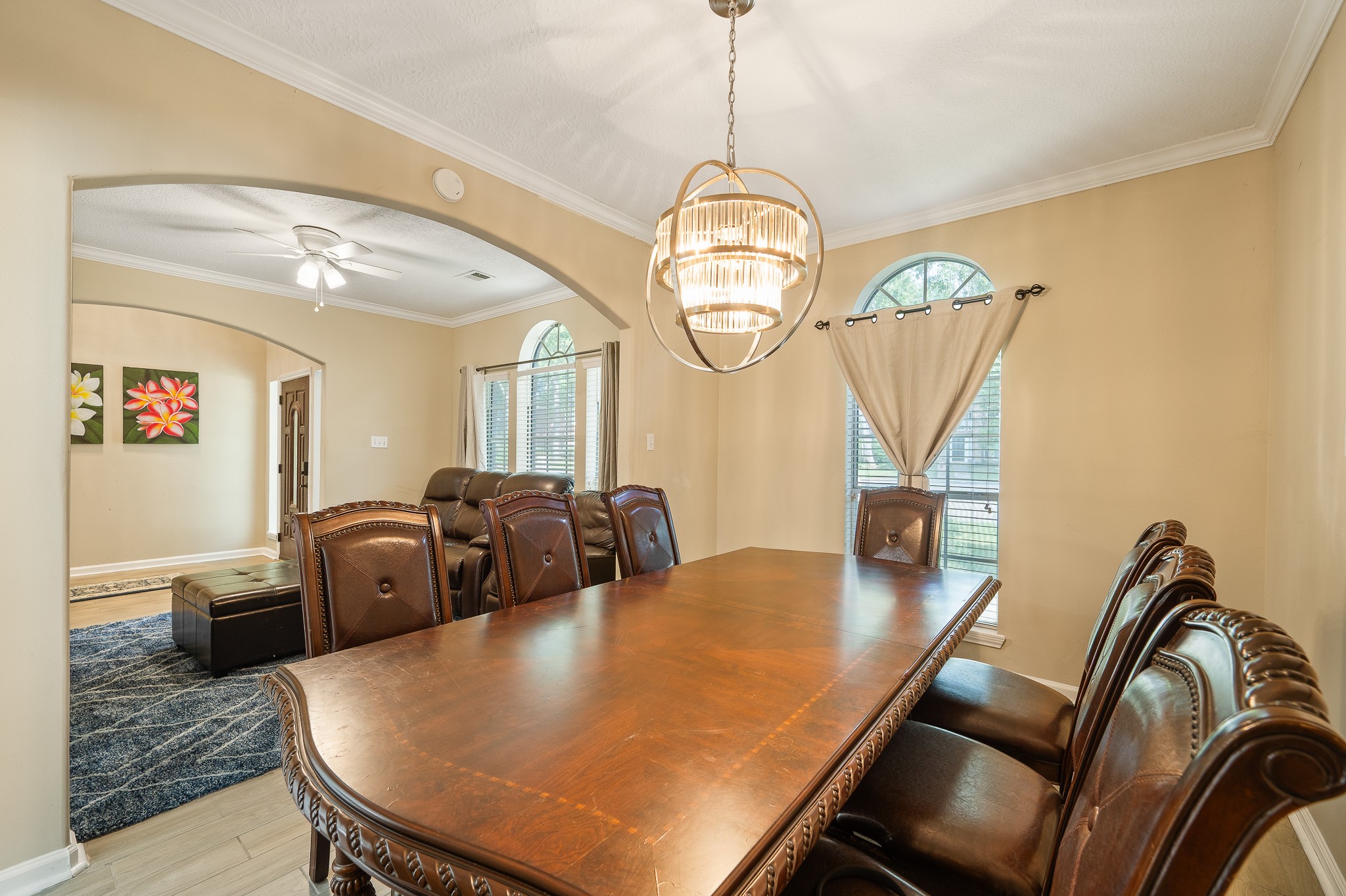 8111 Morningbrook Court Spring, TX 77379 - Photo 8 of 46 Spacious dining area with elegant flow, perfect for family meals and entertaining.