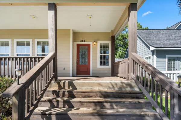 a view of front door of a house