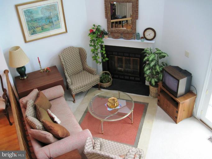 7439 Ridge Oak Court Springfield, VA 22153 - Photo 3 of 10 a living room with furniture fireplace and rug
