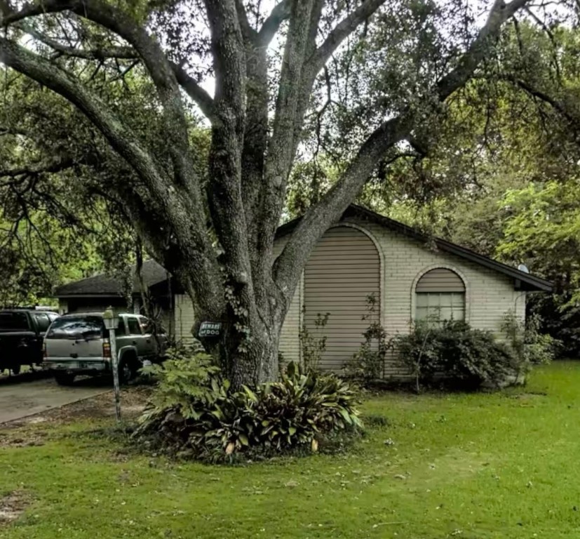 5227 Apala Drive Houston, TX 77032 - Photo 2 of 6 a backyard of a house with lots of green space