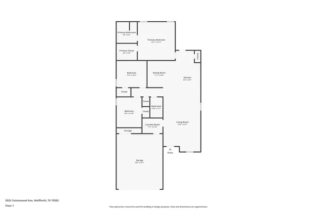 $2,090 | 2025 Cottonwood Avenue, Wolfforth, TX 79382