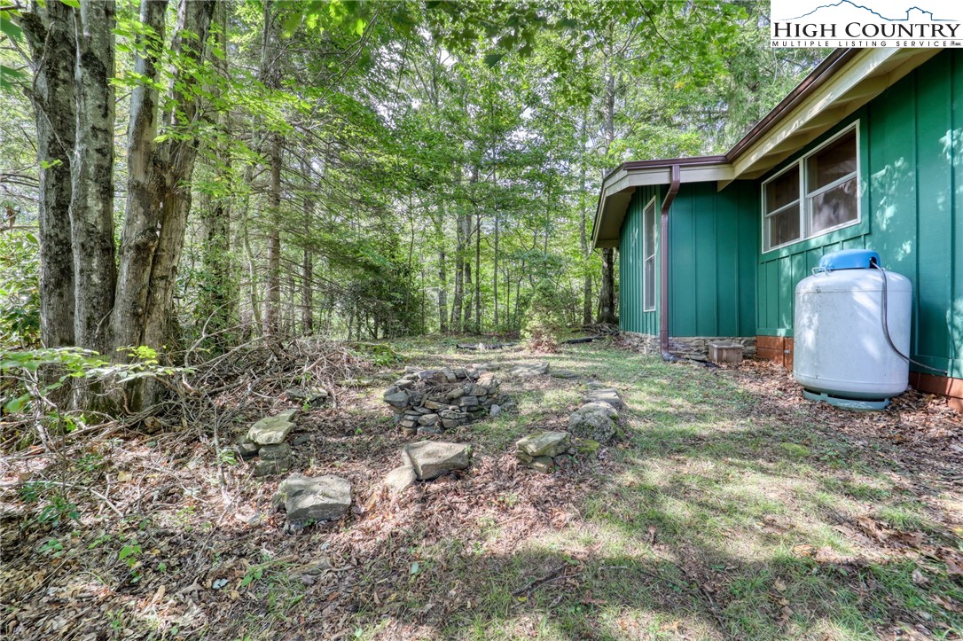 280 Chinkapin Ridge Road Seven Devils, NC 28604 - Photo 6 of 36 a view of a backyard with plants and large trees