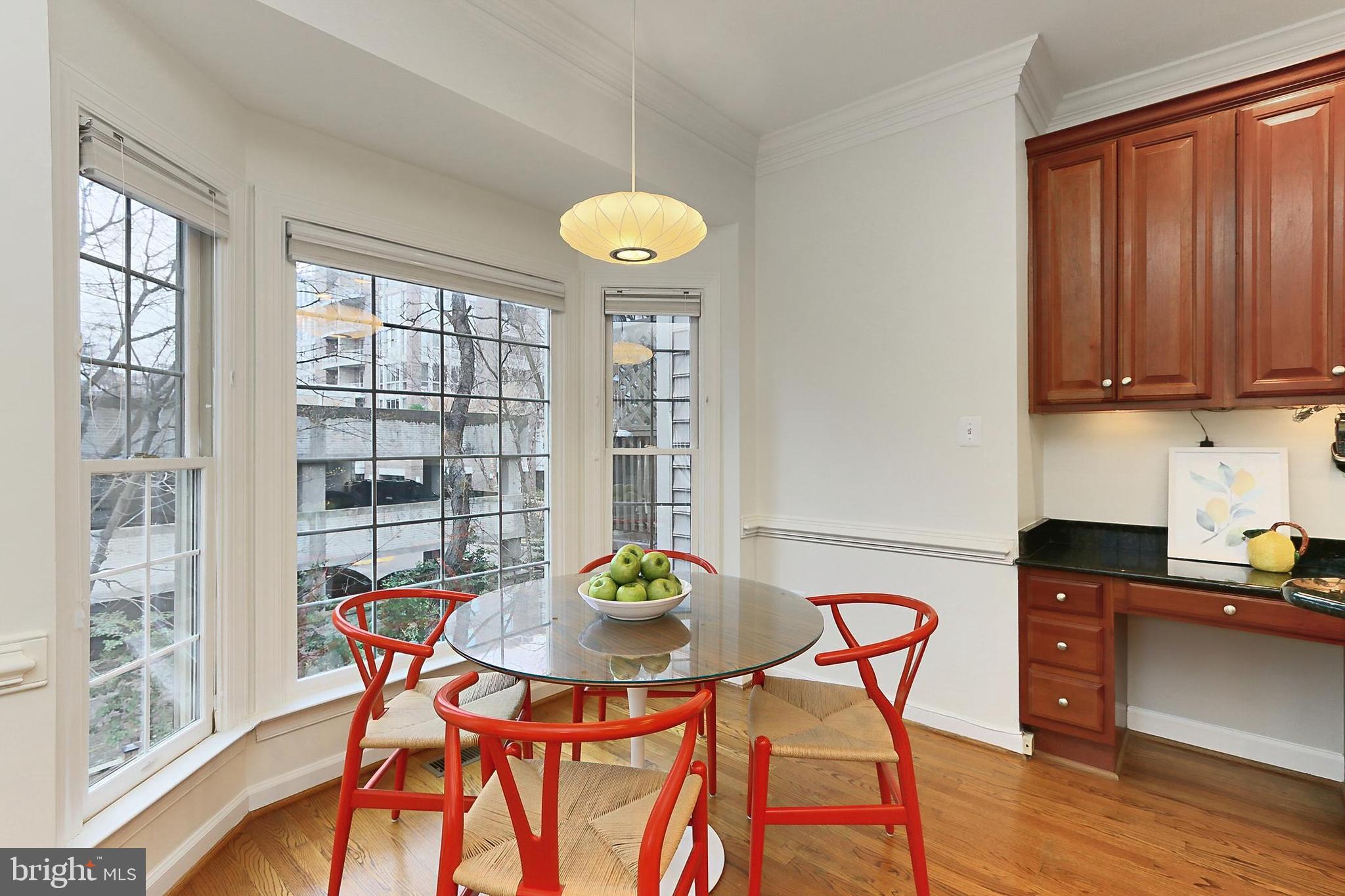 132 Rees Place Falls Church, VA 22046 - Photo 22 of 66 a view of a dining room with furniture and wooden floor