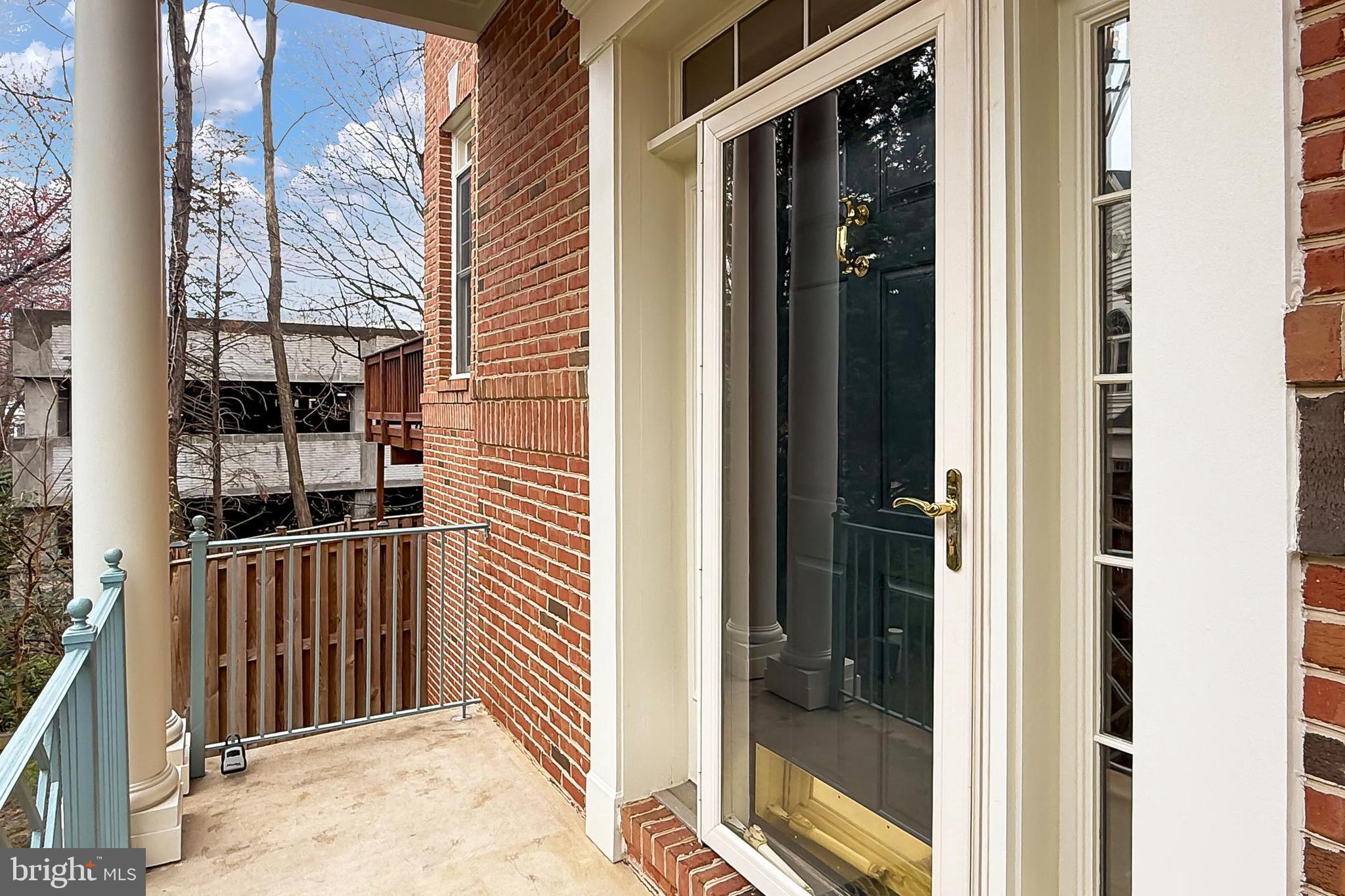 132 Rees Place Falls Church, VA 22046 - Photo 5 of 66 a view of a balcony from door