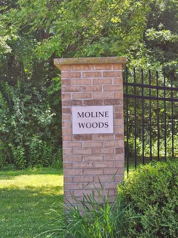 a view of a lake with a yard