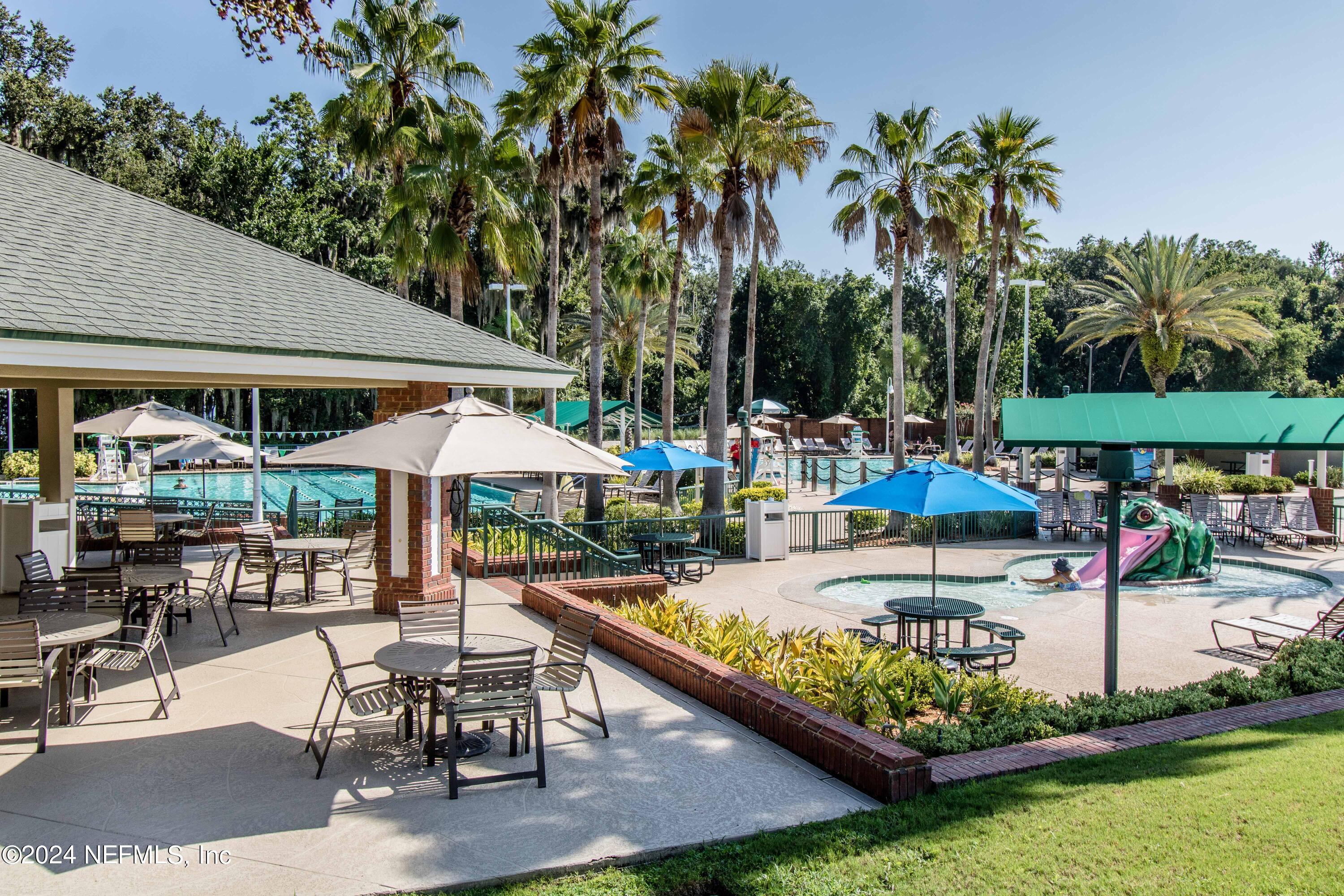 1830 Copper Stone Drive, Unit D Fleming Island, FL 32003 - Photo 54 of 65 Heated Pool & Splash Park