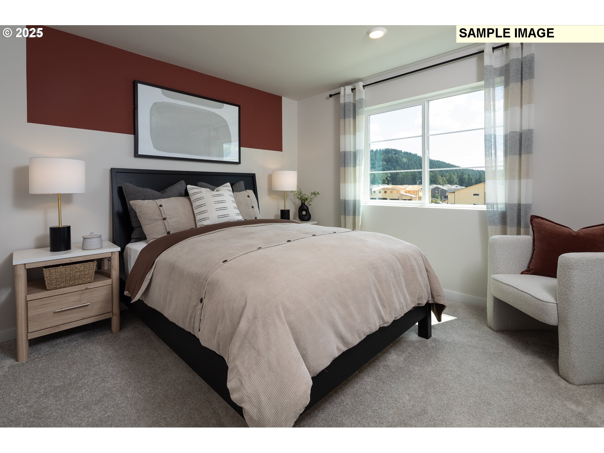 3777 Southwest 37th Street Gresham, OR 97080 - Photo 11 of 12 a large bed sitting in a bedroom next to a window