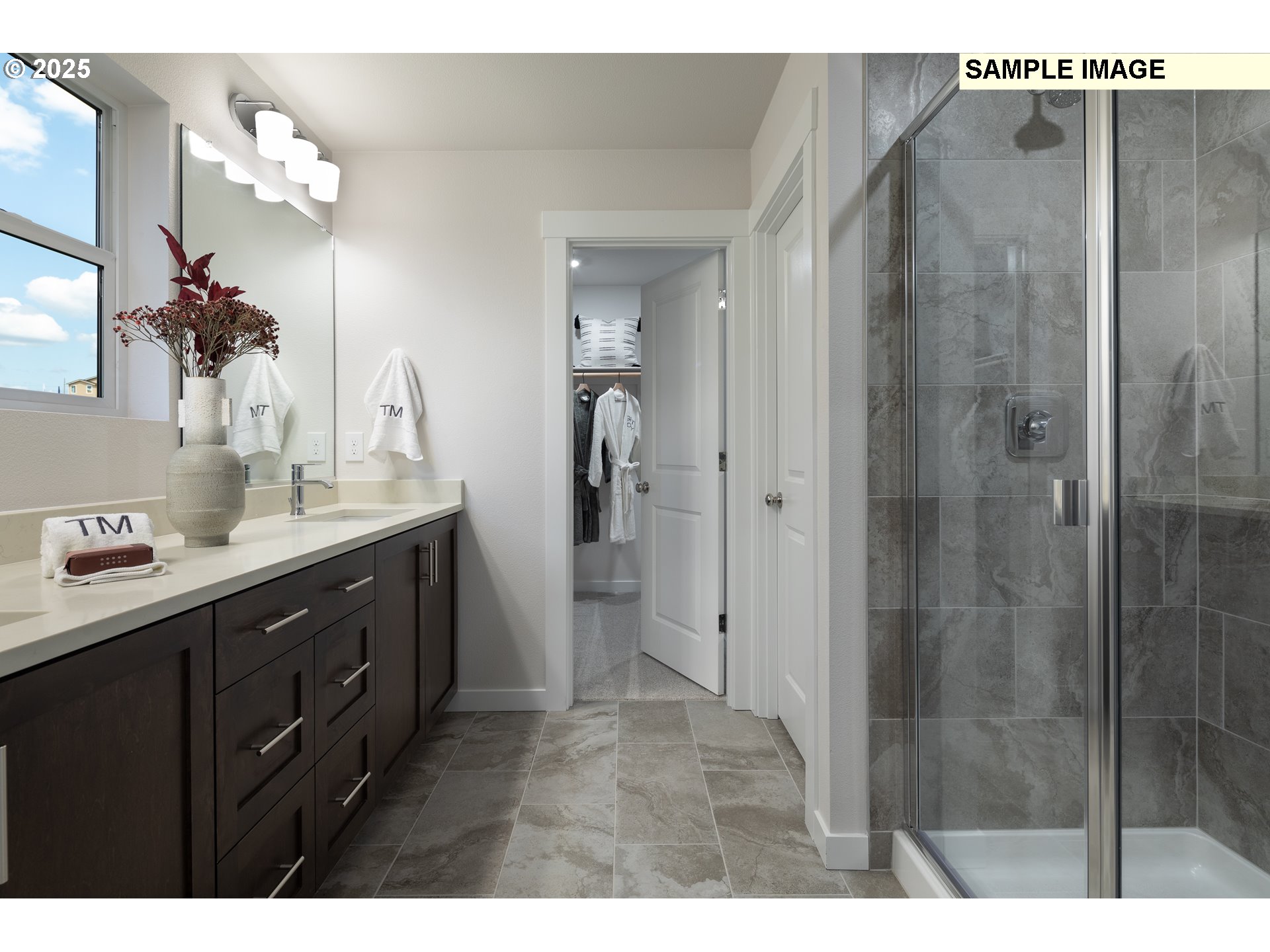 3777 Southwest 37th Street Gresham, OR 97080 - Photo 7 of 12 a bathroom with a shower sink and mirror