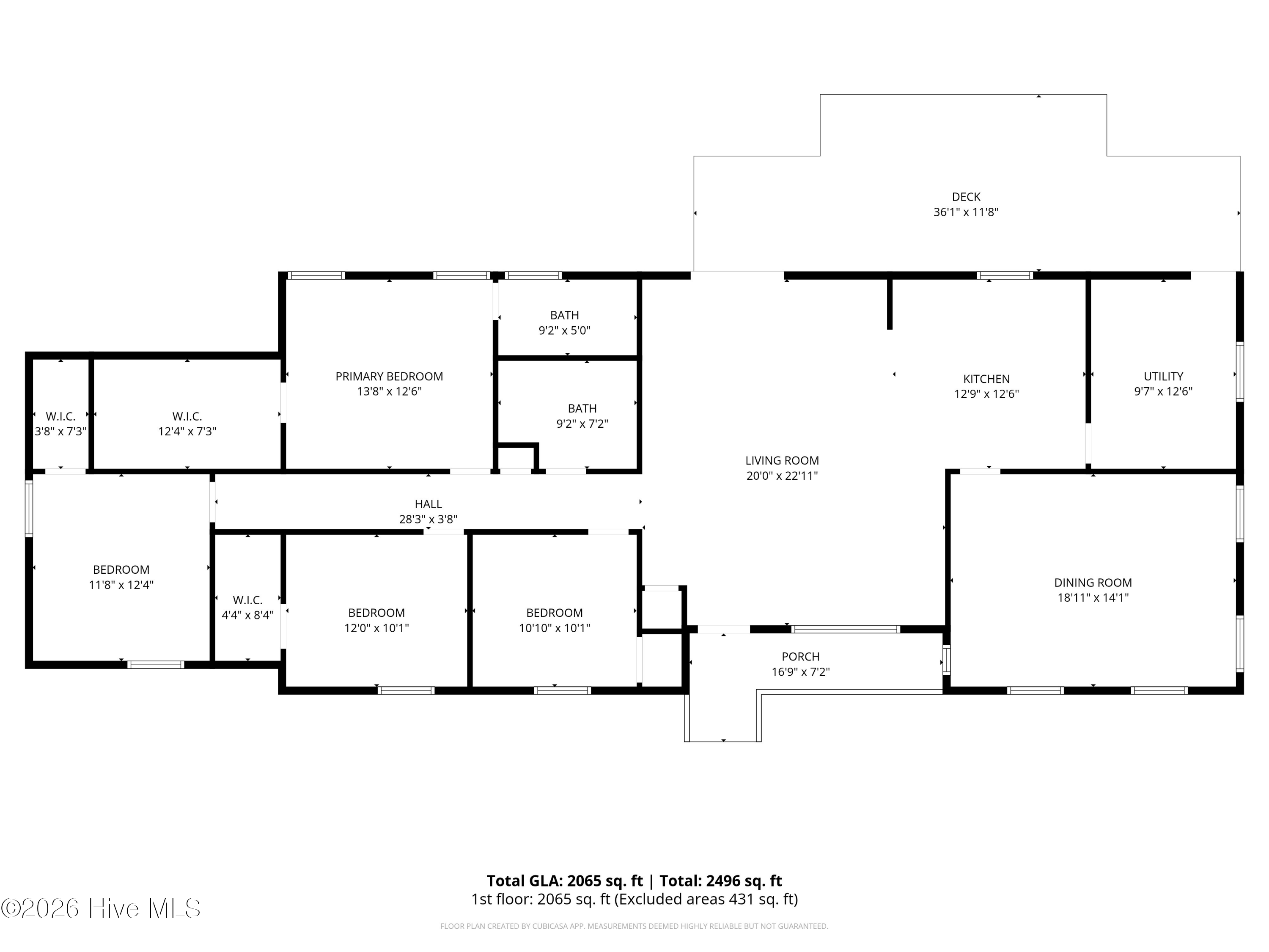 244 Inman Lake Road Whiteville, NC 28472 - Photo 42 of 44 Floor Plan